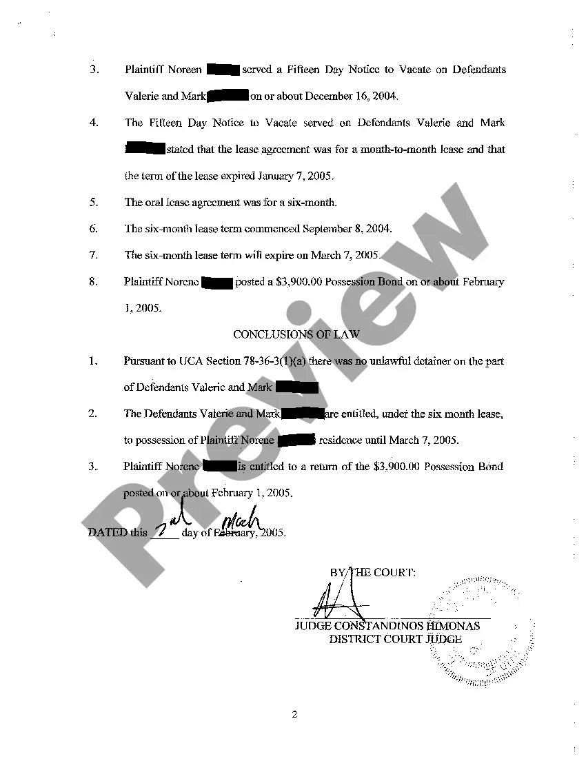 Preview A02 Findings of Fact and Conclusions of Law