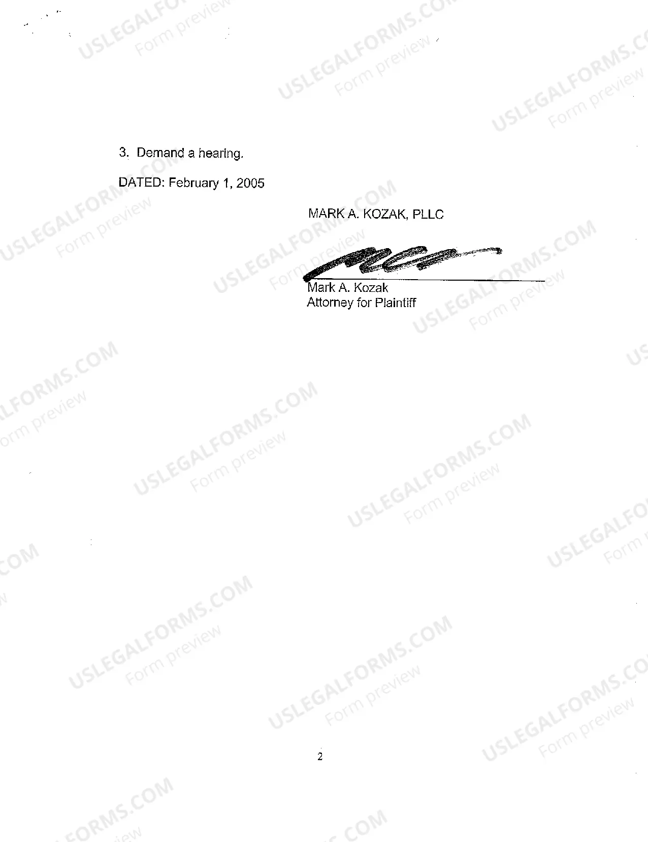 Preview A04 Notice to Renter of Owner's Possession Bond