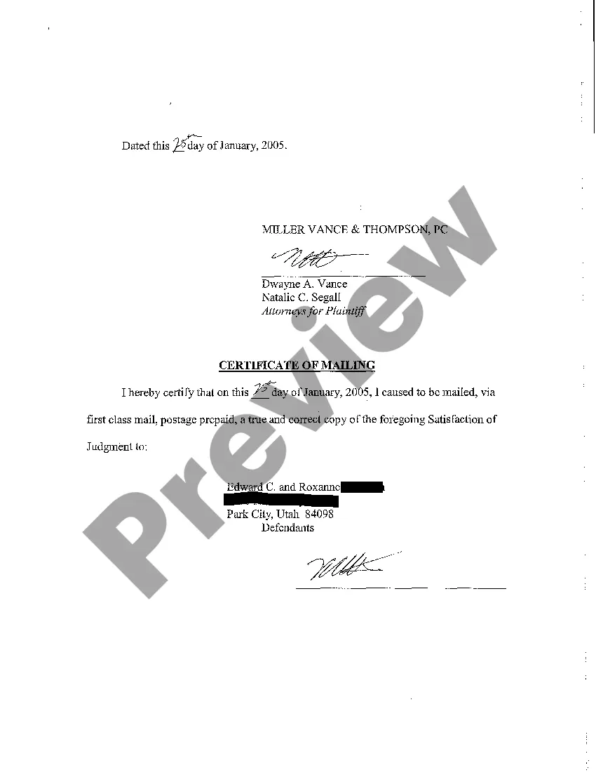 Preview A02 Satisfaction of Judgment