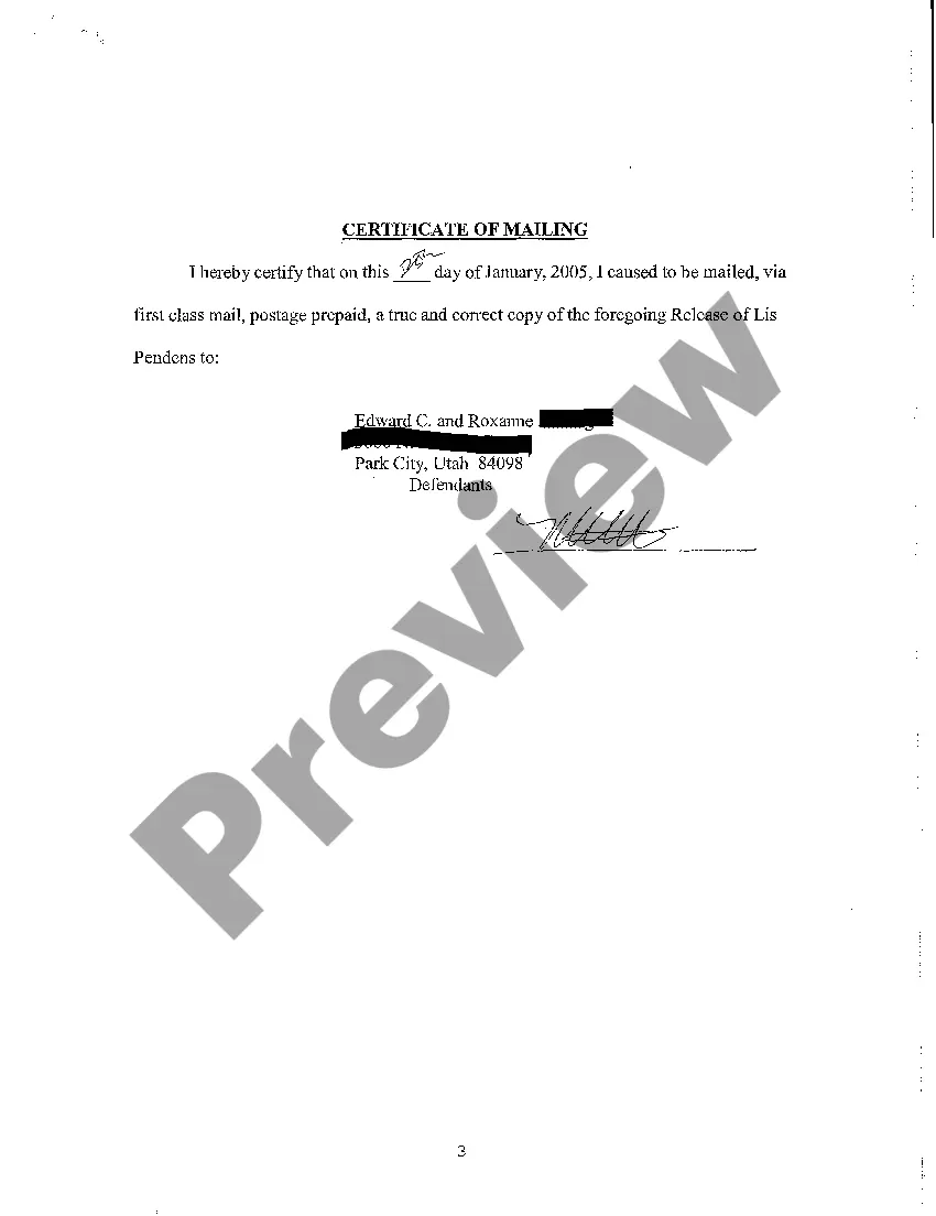 Preview A03 Release of Lis Pendens