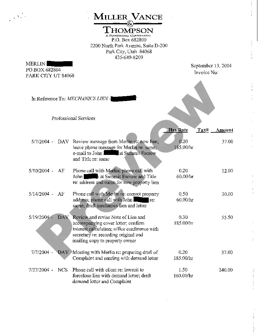 Preview A07 Affidavit of Attorney's Fees