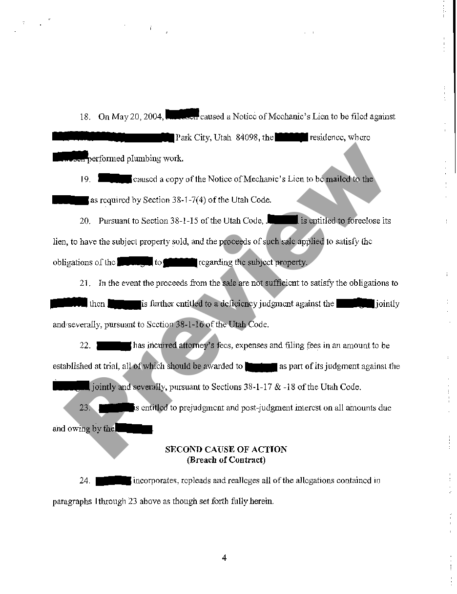page 3 A01 Complaint for Foreclosure preview