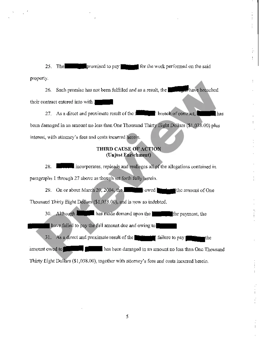 Get A01 Complaint for Foreclosure Preview A01 Complaint for Foreclosure