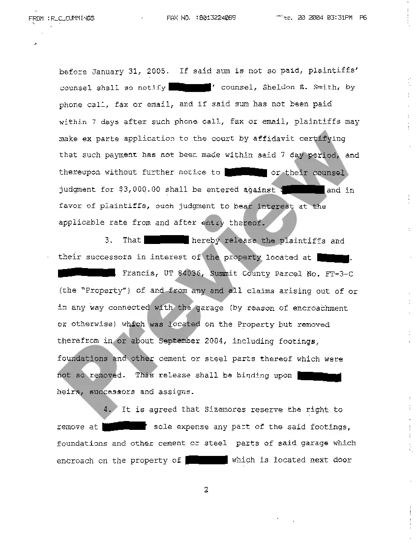 Preview A06 Stipulation of Settlement