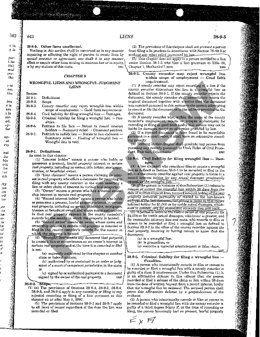 Preview A01 Petition for Summary Relief to Nullify Wrongful Lien Pursuit