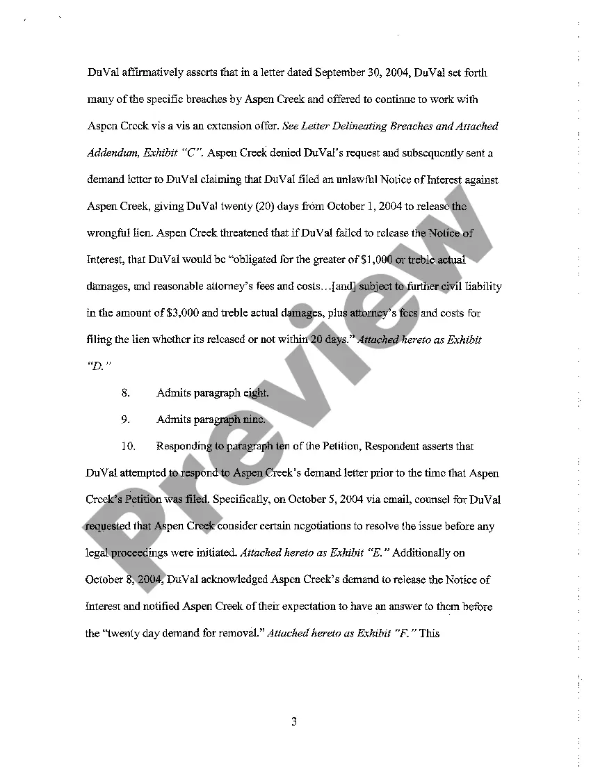Get A02 Memorandum Opposition to Petitioner's Request to Nullify to Wrongful Lien Preview A02 Memorandum Opposition to Petitioner's Request to Nullify to Wrongful Lien