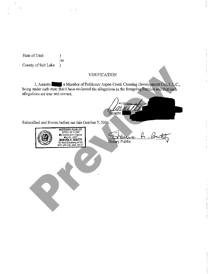 Get A01 Petition to Nullify Wrongful Lien Under UCA 38-9-7 Preview A01 Petition to Nullify Wrongful Lien Under UCA 38-9-7