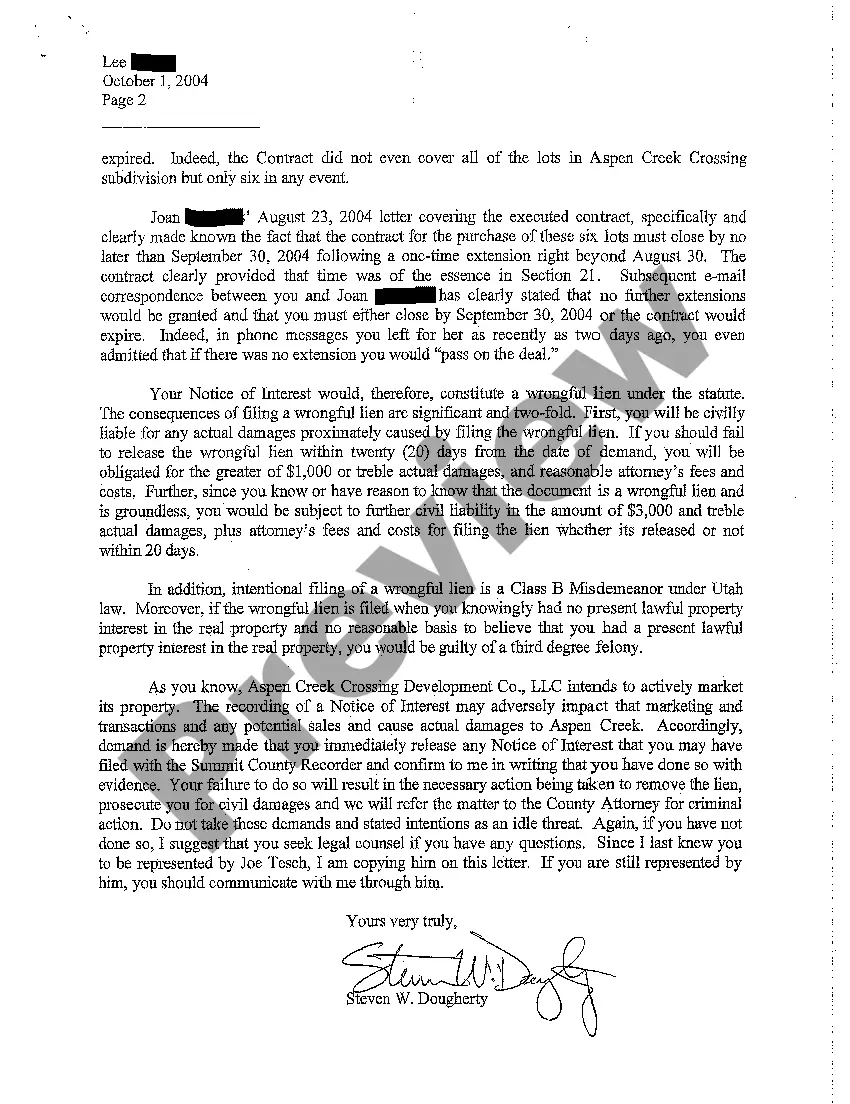 Get A01 Petition to Nullify Wrongful Lien Under UCA 38-9-7 Preview A01 Petition to Nullify Wrongful Lien Under UCA 38-9-7