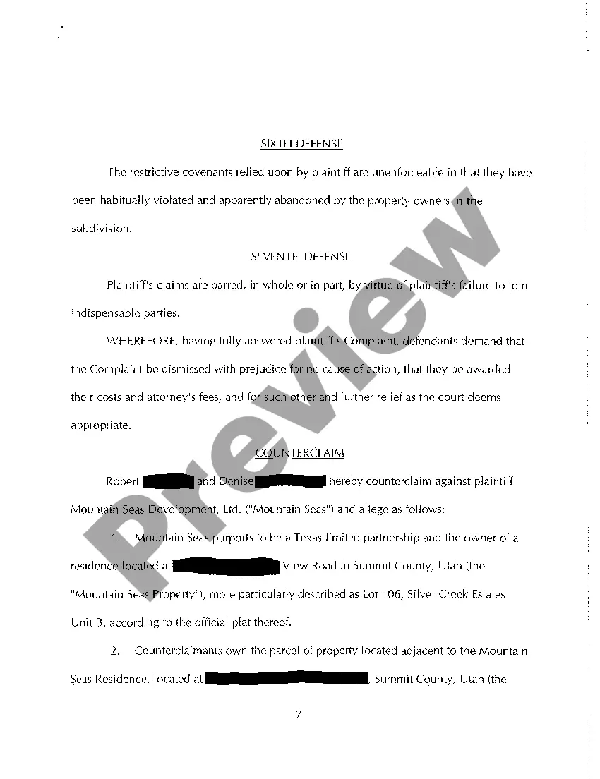 Preview A03 Amended Answer and Counterclaim