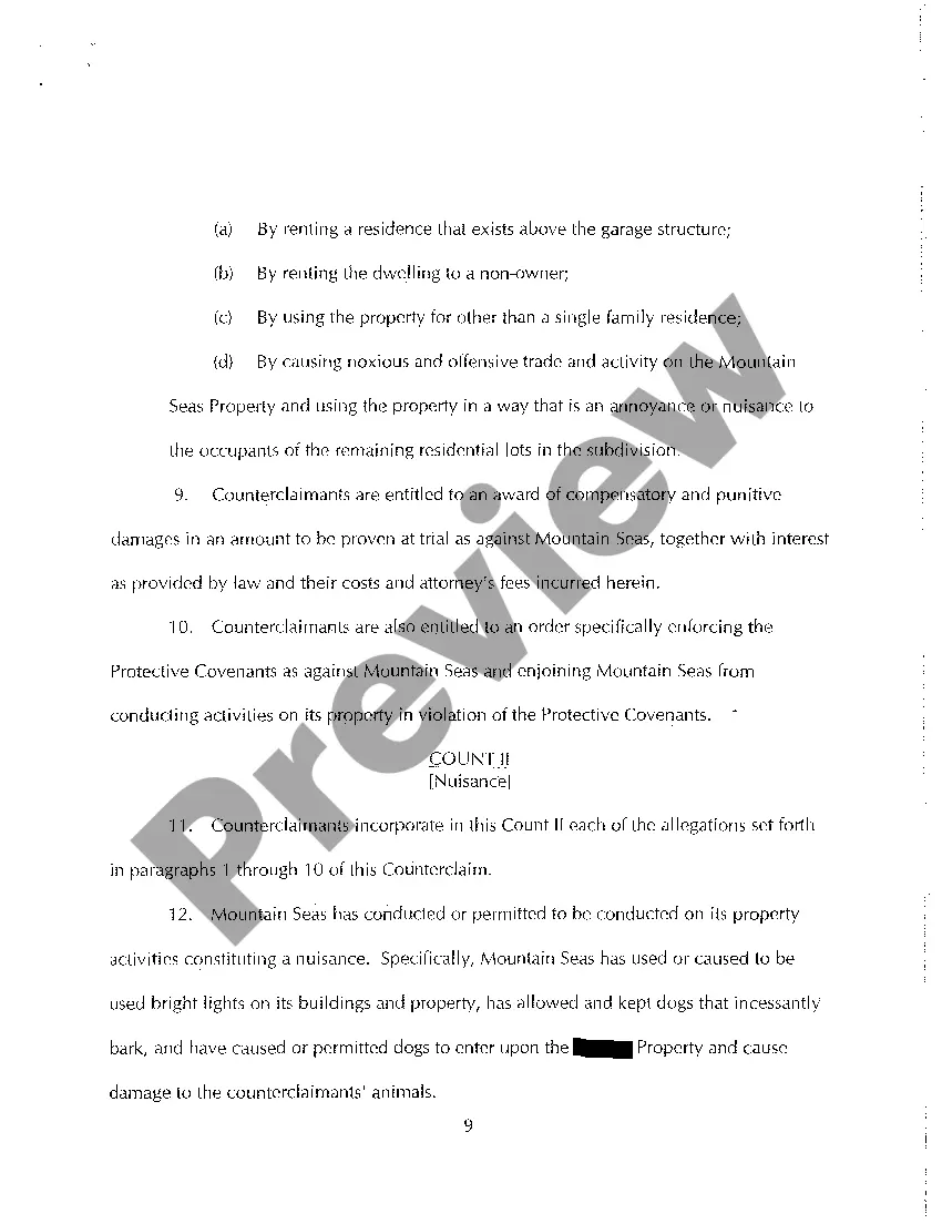 Preview A03 Amended Answer and Counterclaim