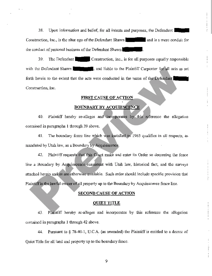 Get A01 Verified Complaint to Quiet Title Preview A01 Verified Complaint to Quiet Title