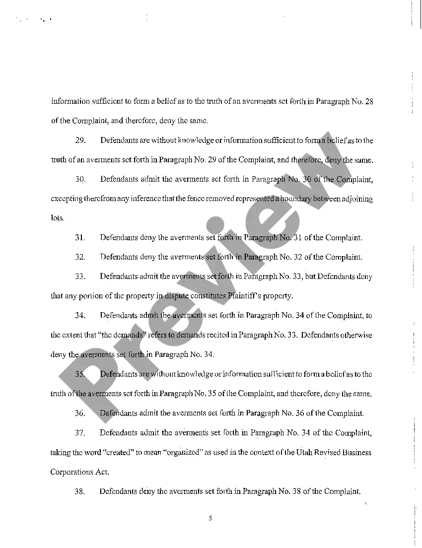 Preview A02 First Amended Answer, Counterclaim, Crossclaim, and Third-Party Claim