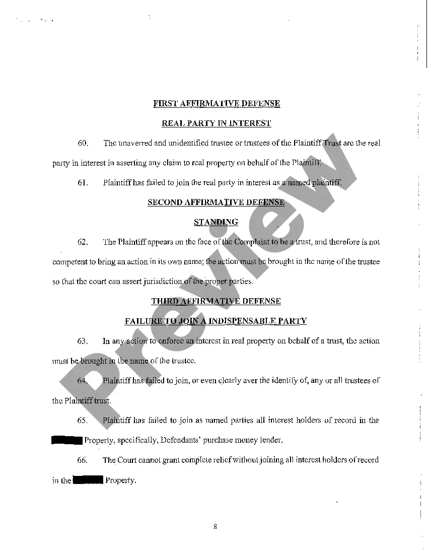 Preview A02 First Amended Answer, Counterclaim, Crossclaim, and Third-Party Claim