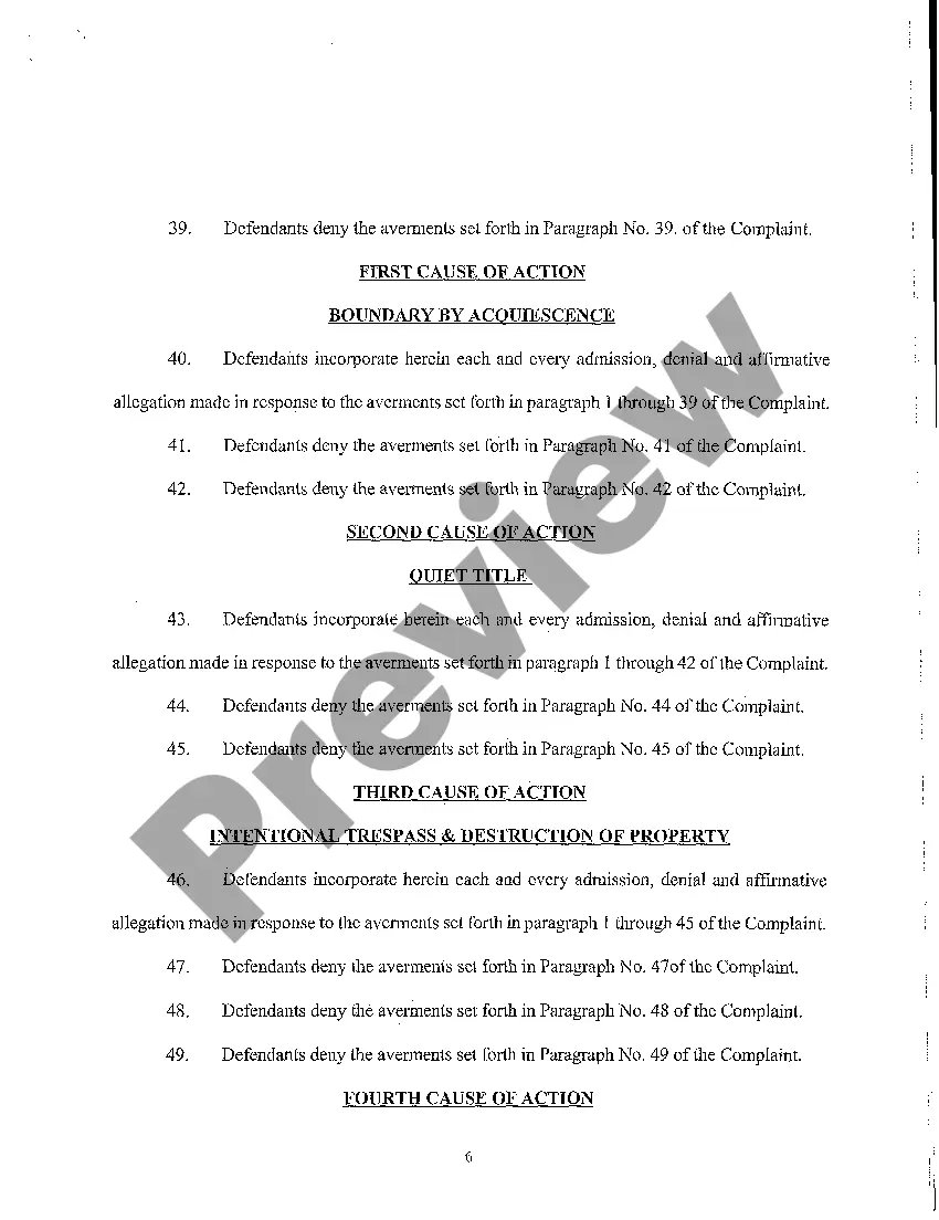 Preview A03 Answer, Counterclaim, Crossclaim, and Third-Party Claim