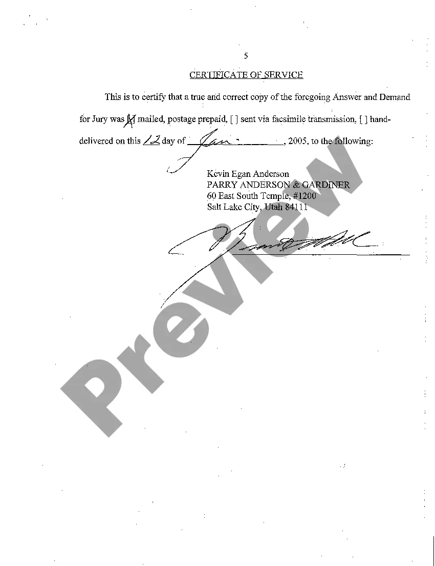 Preview A02 Answer and Demand For Jury