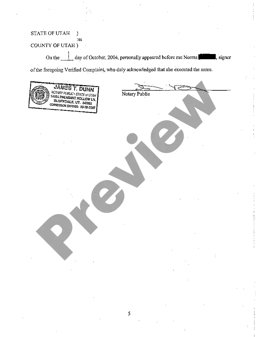 Get A01 Verified Complaint for Declaratory Judgment and Adverse Possession Preview A01 Verified Complaint for Declaratory Judgment and Adverse Possession