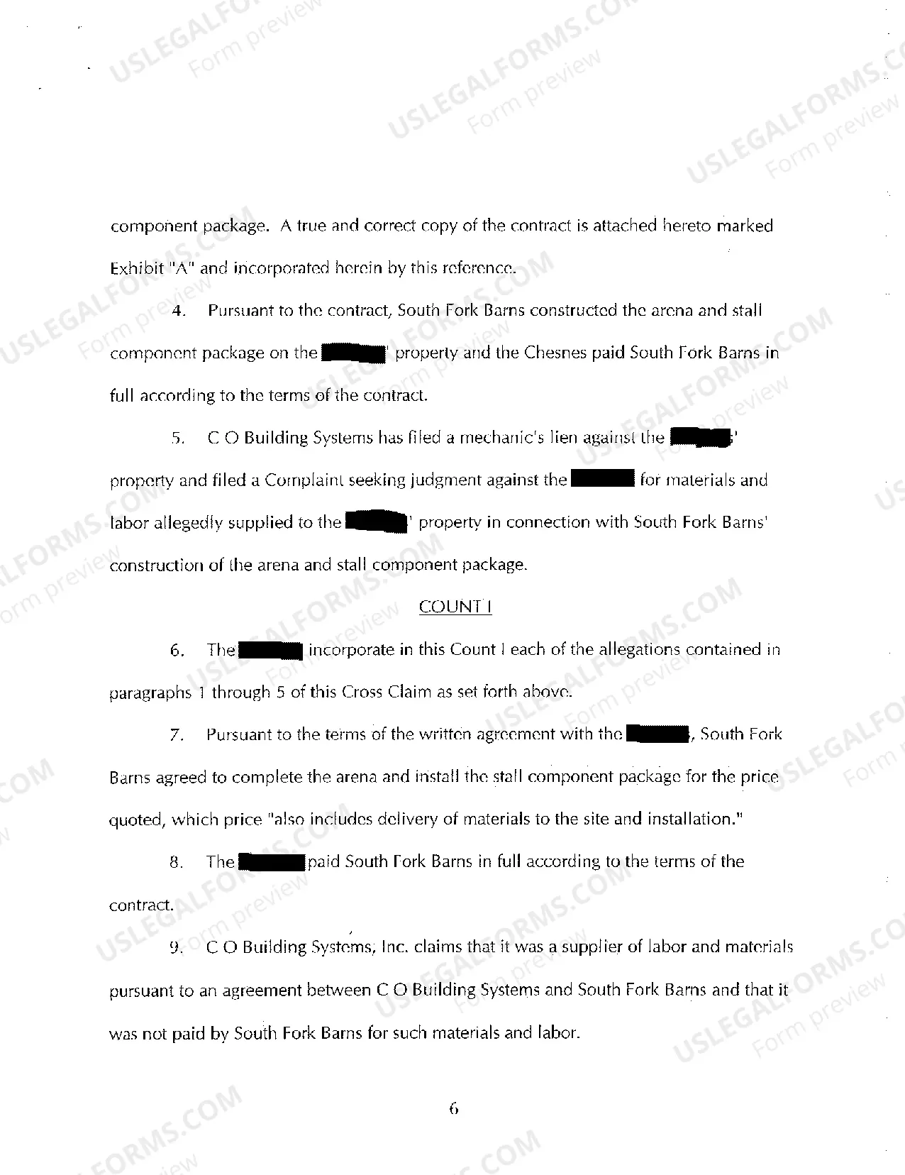 Preview A02 Answer and Cross Claim