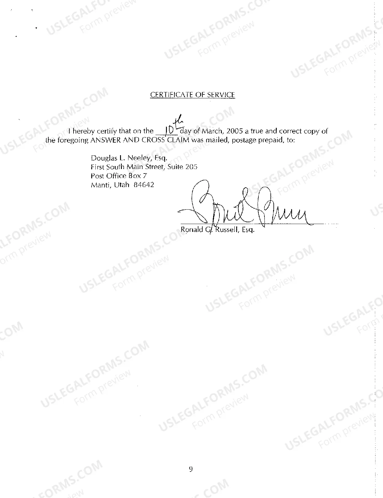 Preview A02 Answer and Cross Claim