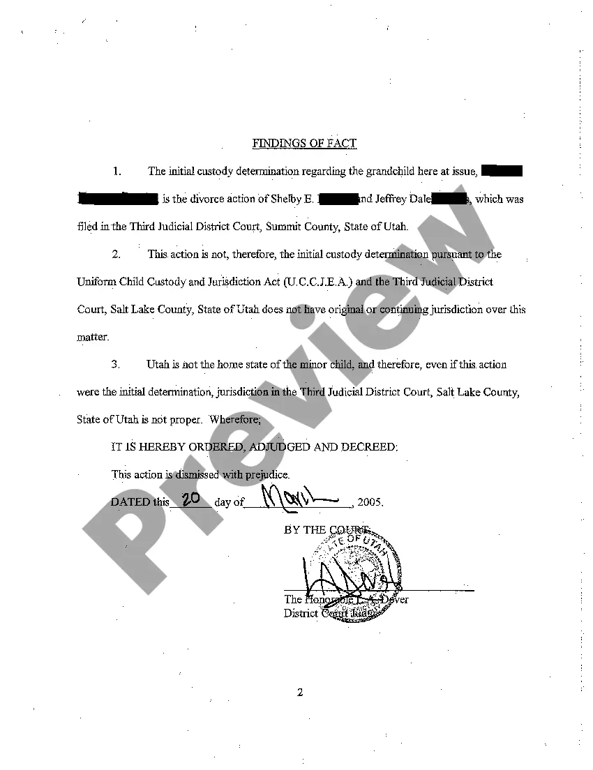 Preview A07 Finding Fact and Order