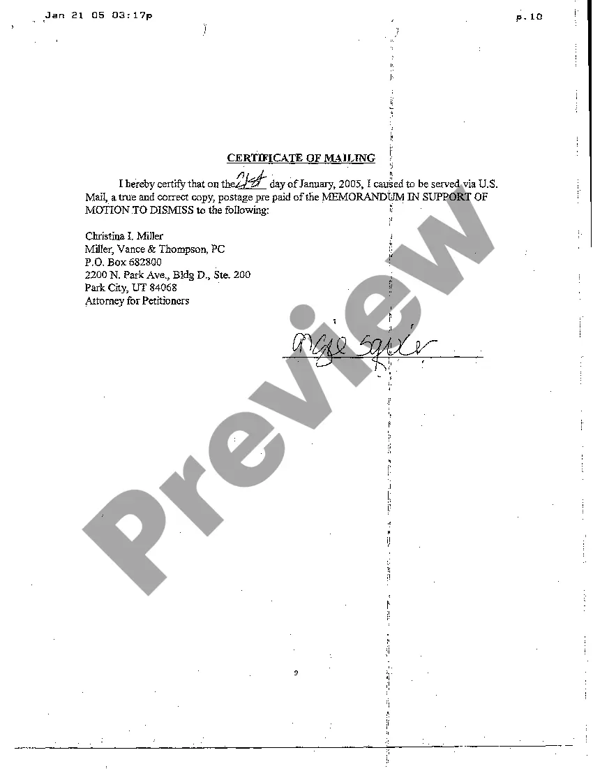 Preview A04 Memorandum In Support of Motion To Dismiss