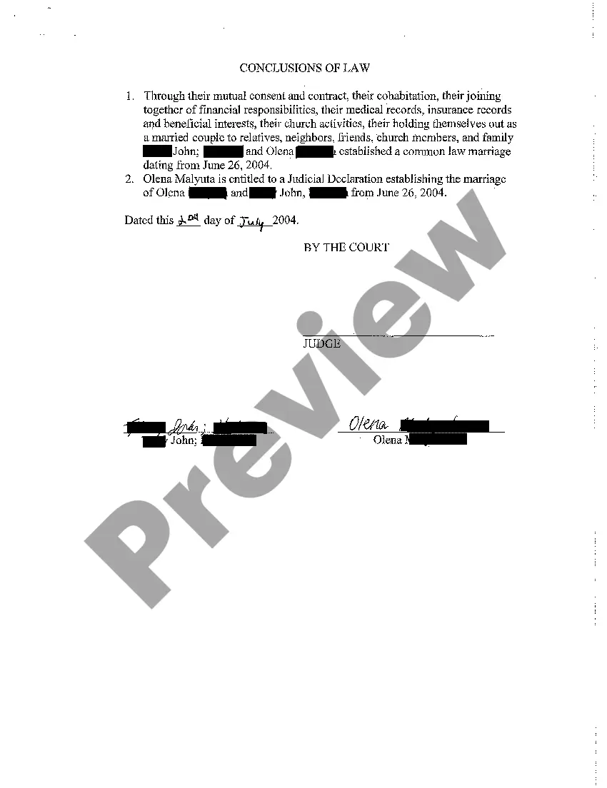 Get A03 Finding of Fact and Conclusions of Law Preview A03 Finding of Fact and Conclusions of Law