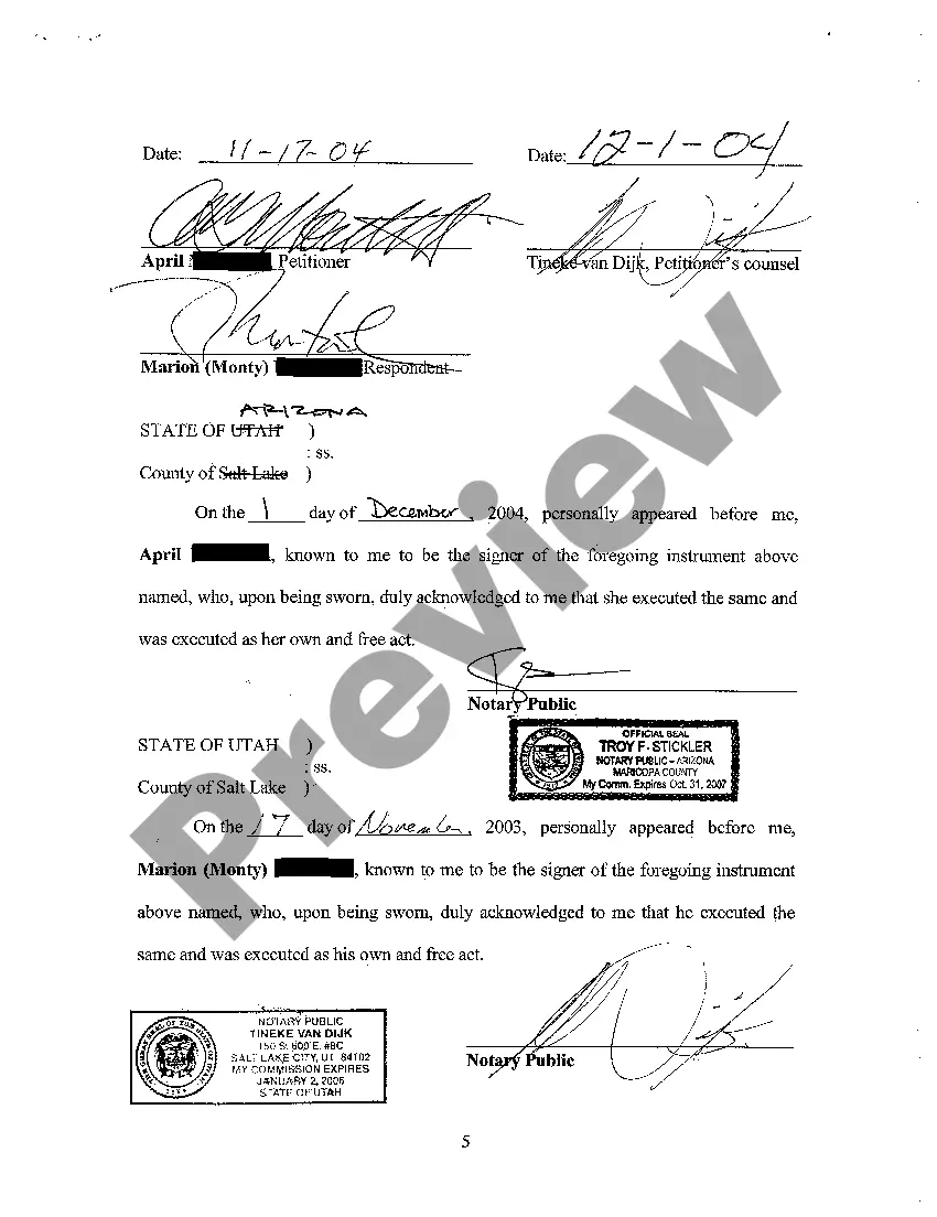 Preview A03 Amended Stipulation For Separate Maintenance