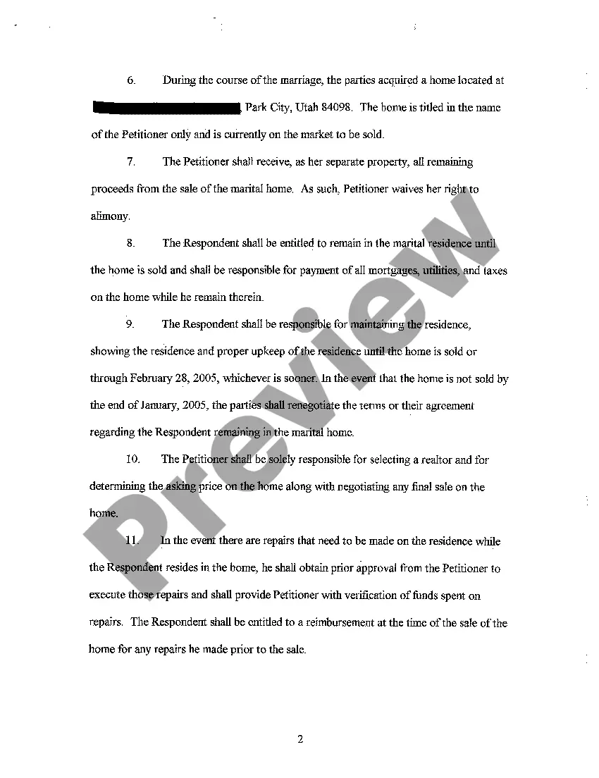 Preview A01 Verified Petition For Separate Maintenance