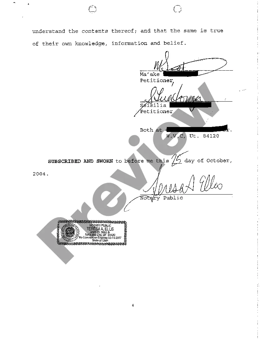 Preview A01 Petition For Appointment of Guardians