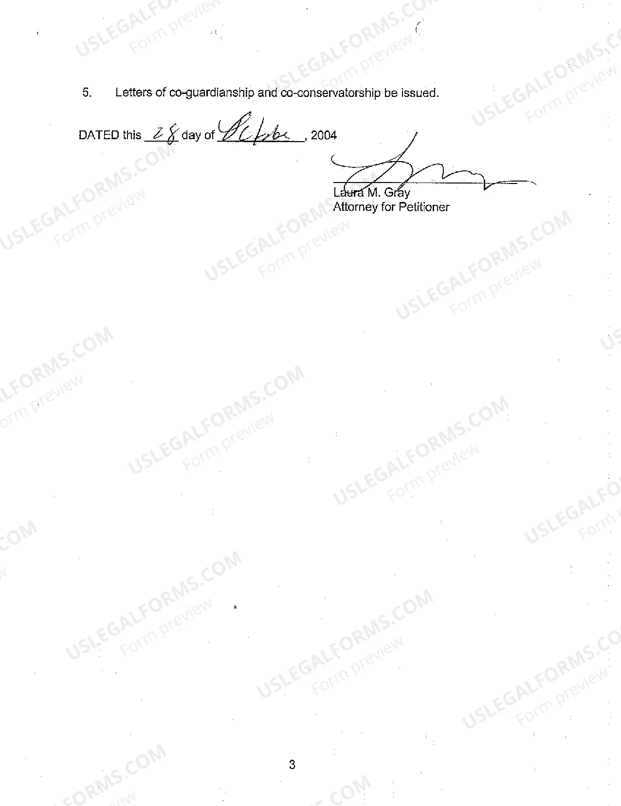 Preview A01 Verified Petition For Appointment of Co-Guardians and Co-Conservators of Minor Children