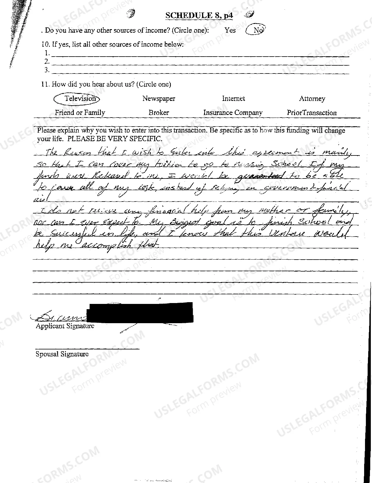 Preview A02 321 Henderson Receivables Limited Partnership Structured Settlement Client Application