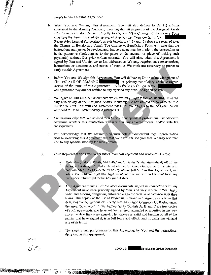 Preview A01 Purchase Agreement