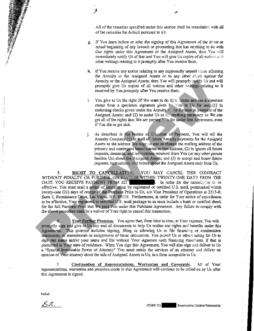 Preview A01 Purchase Agreement