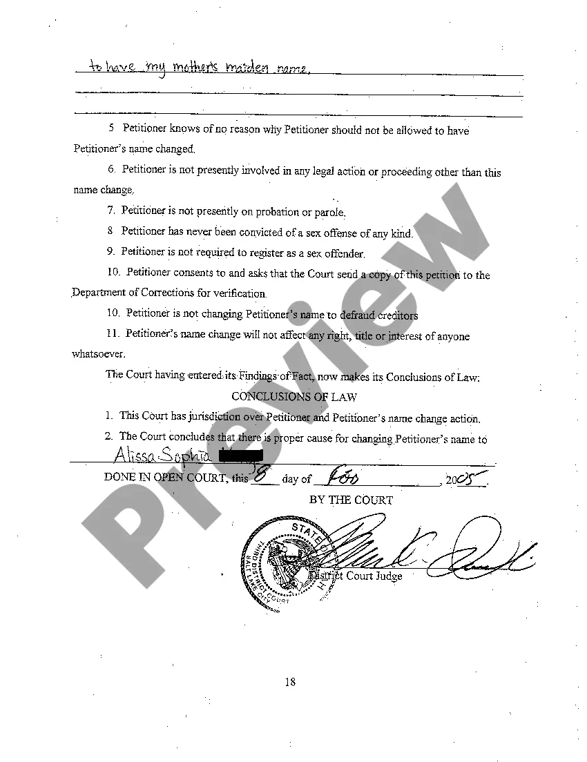 Get A04 Finding of Fact and Conclusions of Law Preview A04 Finding of Fact and Conclusions of Law