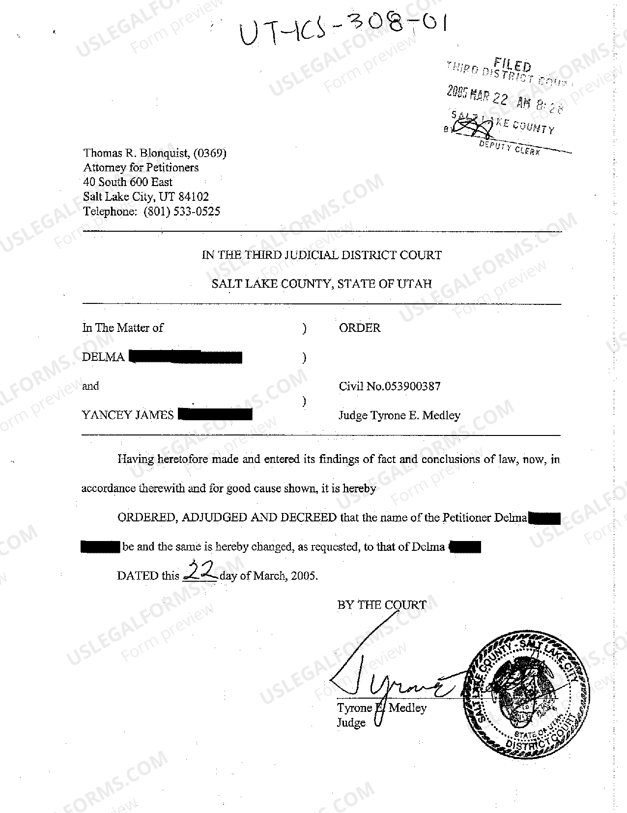 Utah Order US Legal Forms