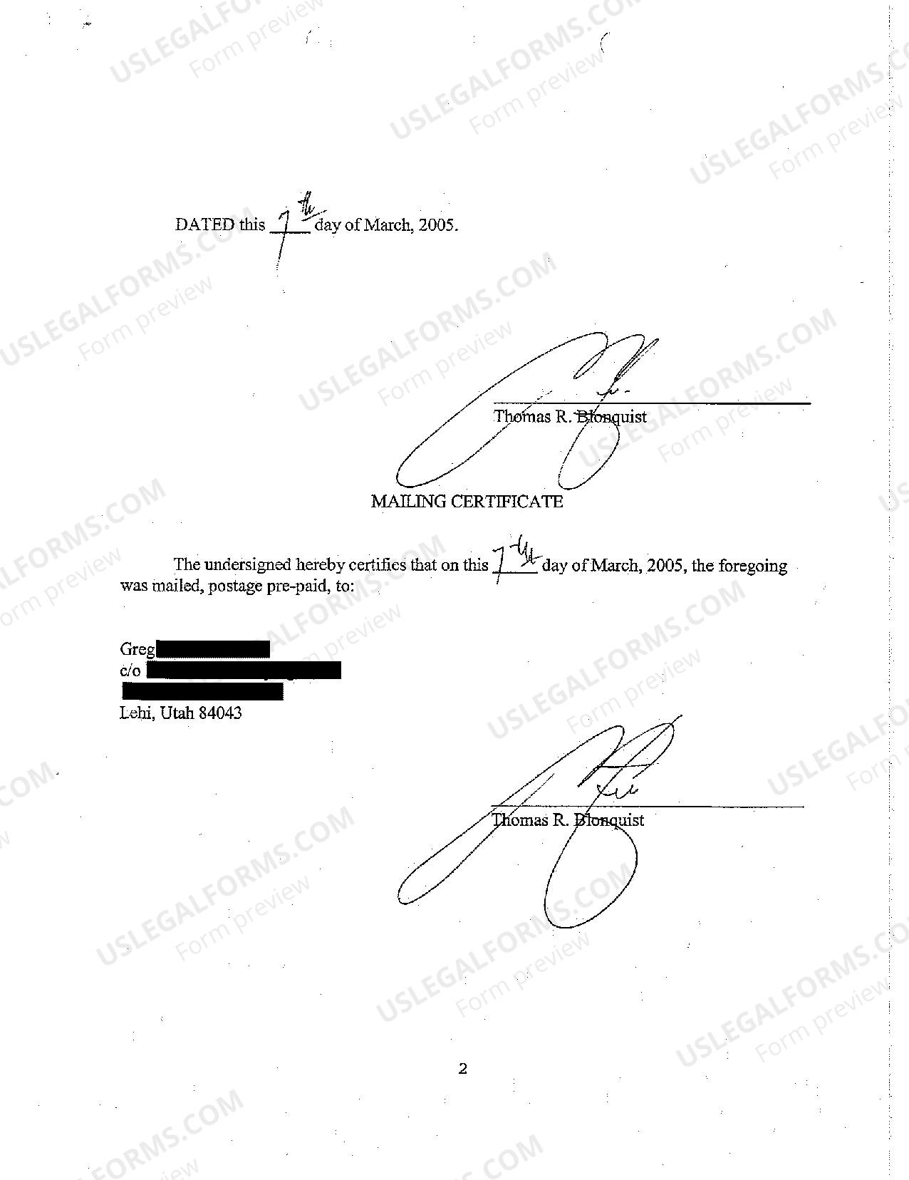 Utah Notice of Hearing US Legal Forms