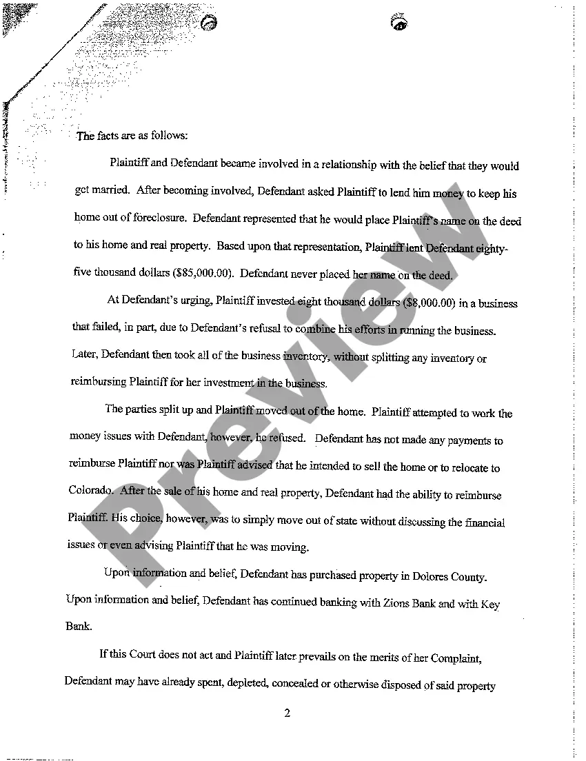 Preview A03 Ex Parte Motion For Temporary Restraining Order