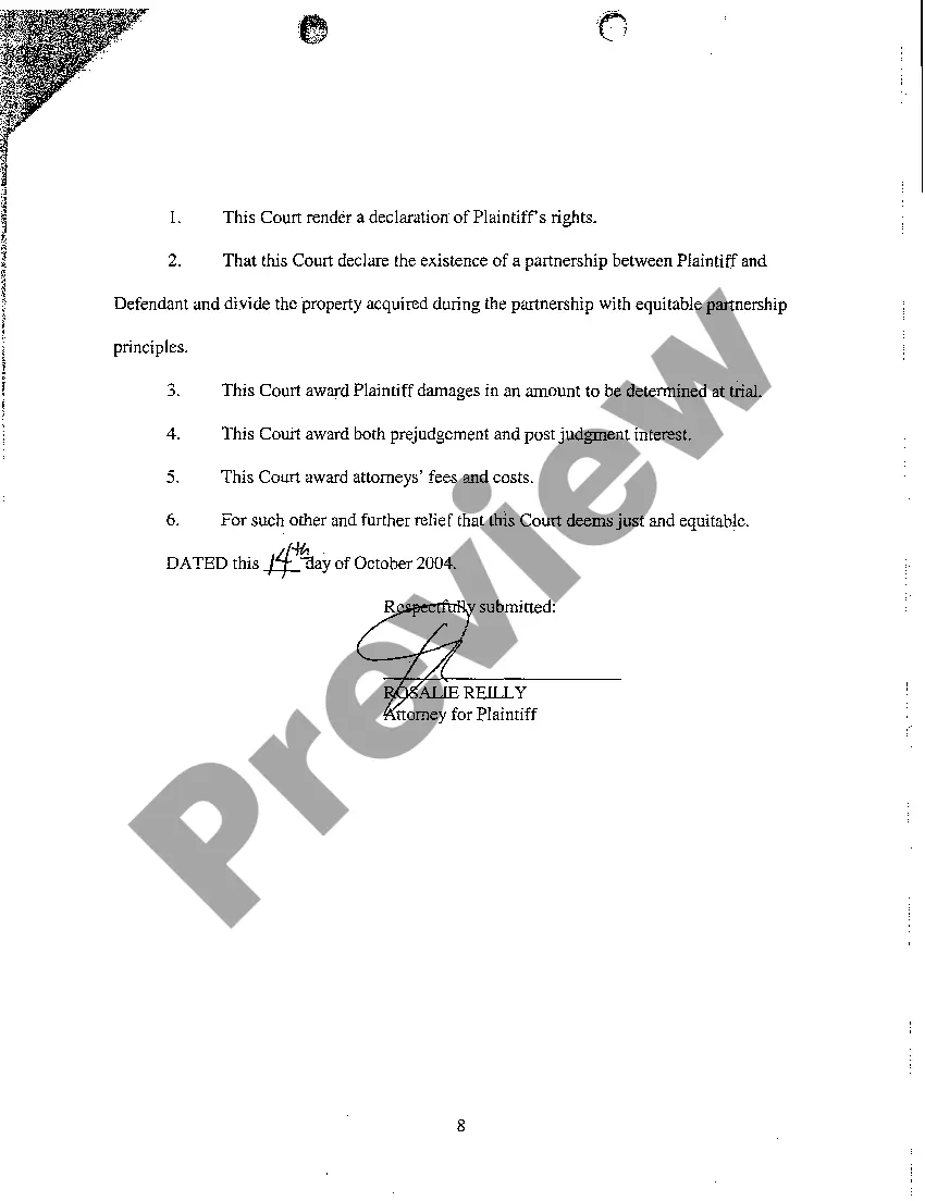 Preview A01 Verified Complaint for Breach of Contract