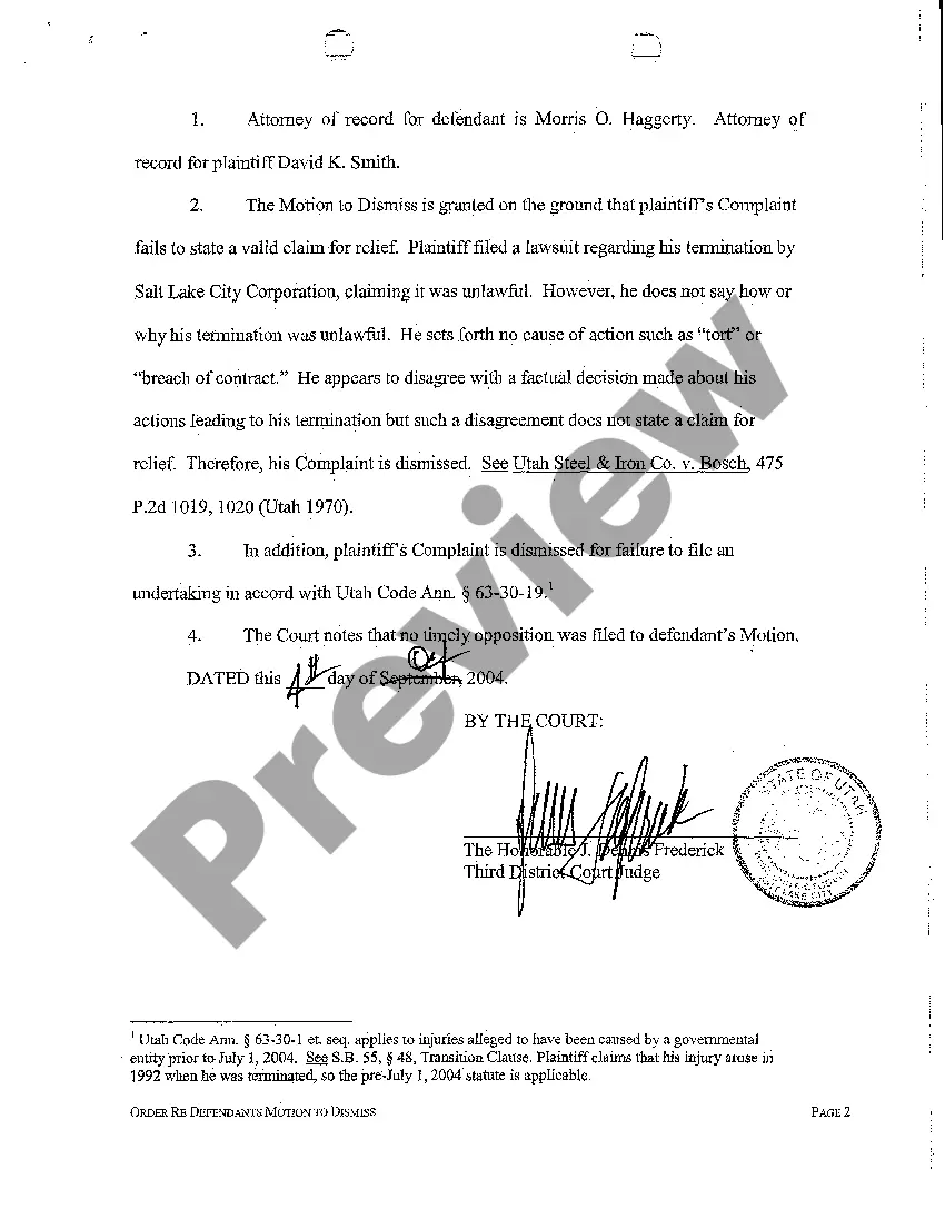 Preview A04 Order of Dismissal