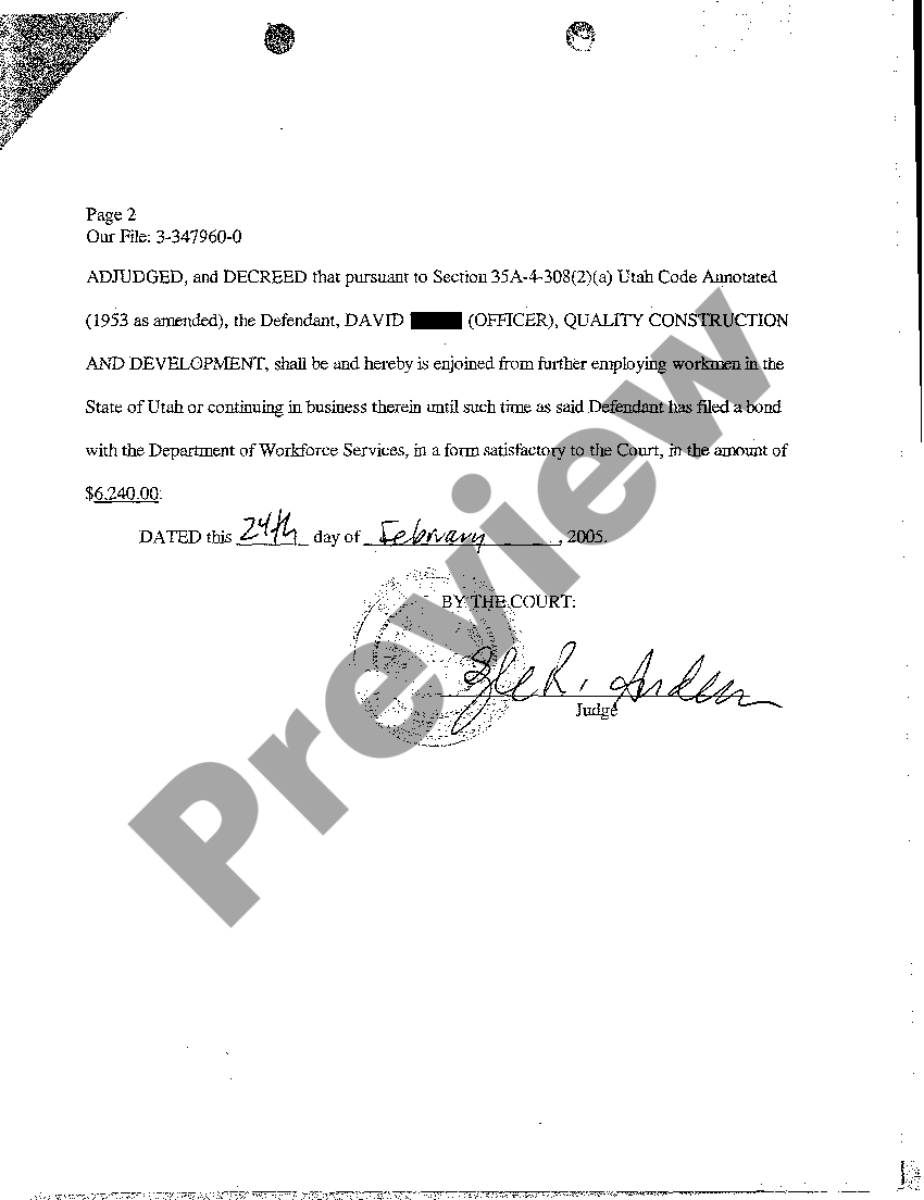 Motion For Default Judgment Utah US Legal Forms