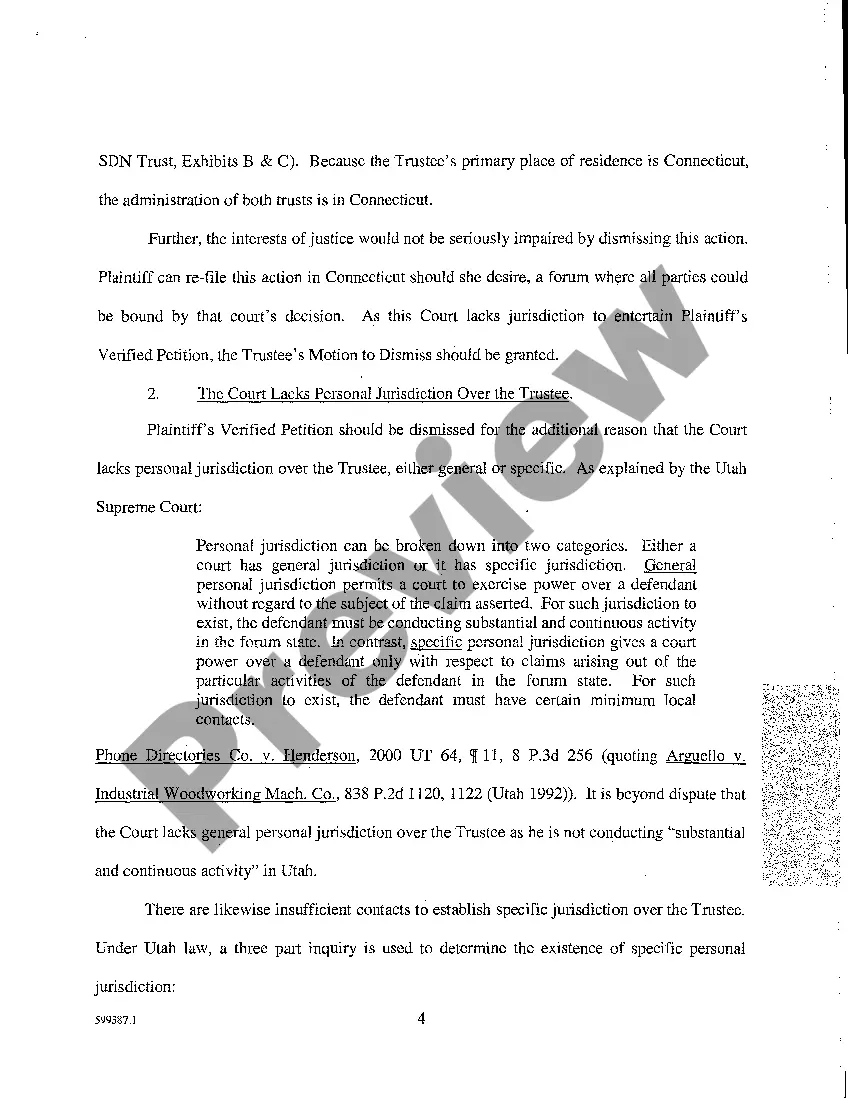 Get A05 Memorandum of Points and Authorities in Support of Motion to Dismiss Plaintiff's Amended Verified Petition to Ascertain Beneficiaries Preview A05 Memorandum of Points and Authorities in Support of Motion to Dismiss Plaintiff's Amended Verified Petition to Ascertain Beneficiaries