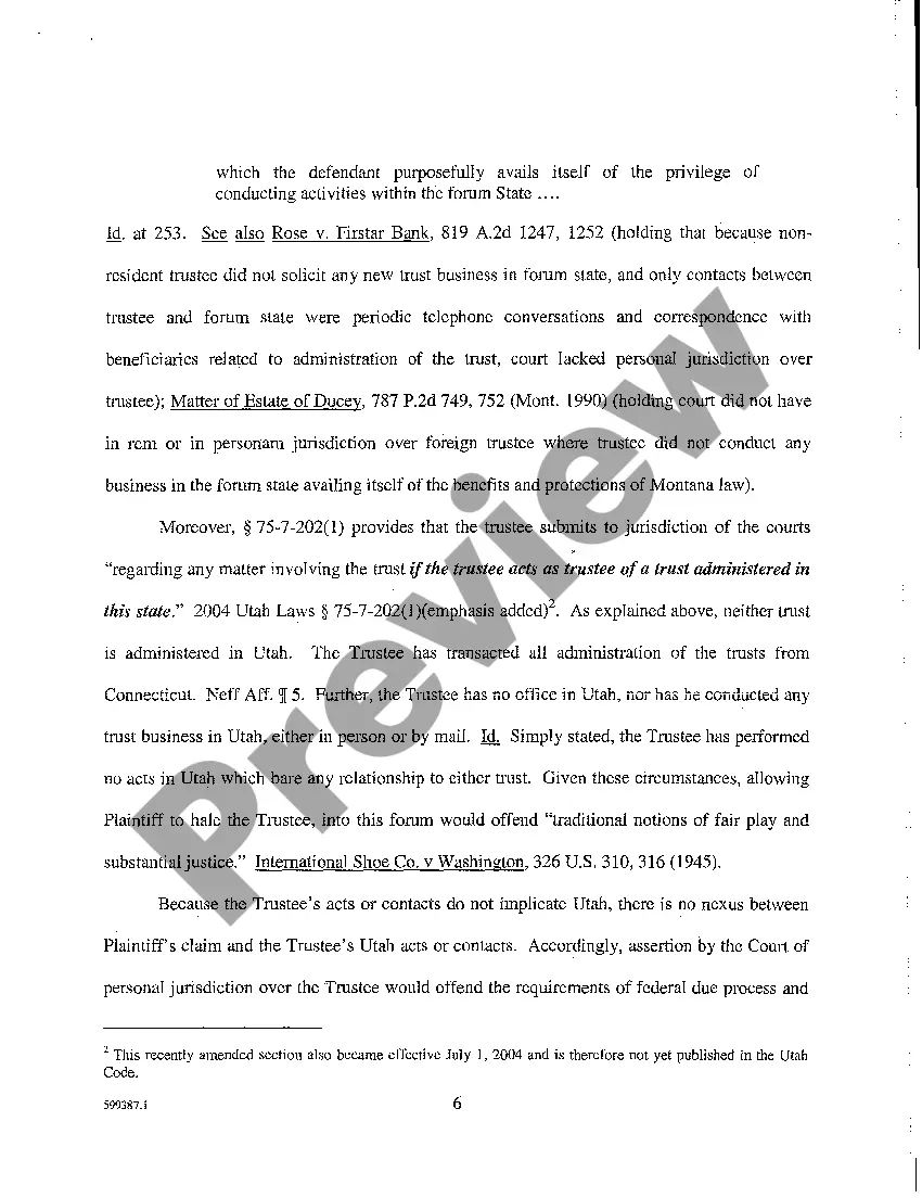 Get A05 Memorandum of Points and Authorities in Support of Motion to Dismiss Plaintiff's Amended Verified Petition to Ascertain Beneficiaries Preview A05 Memorandum of Points and Authorities in Support of Motion to Dismiss Plaintiff's Amended Verified Petition to Ascertain Beneficiaries