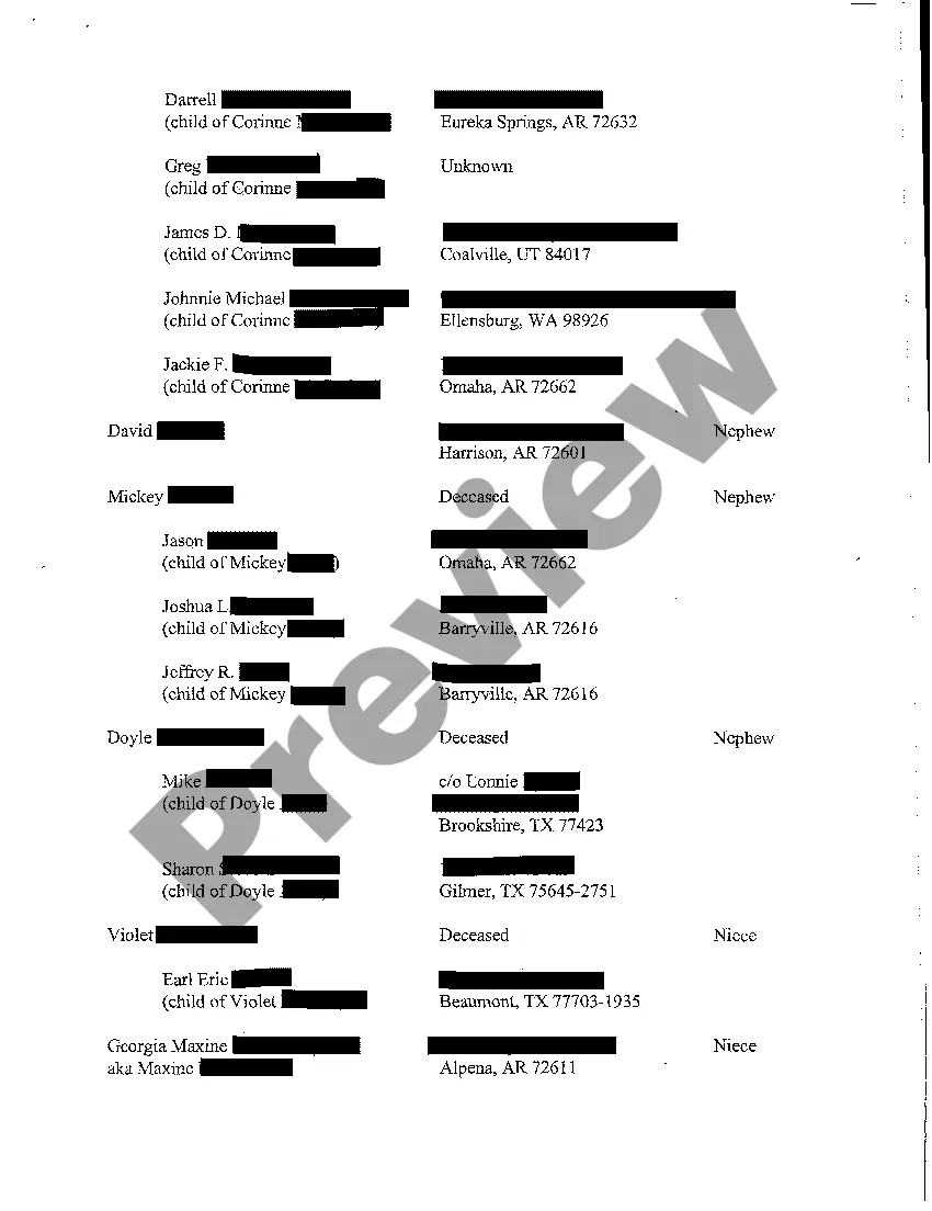 Preview A09 Petition for Formal Probate of Will and Appointment of Personal Representatives