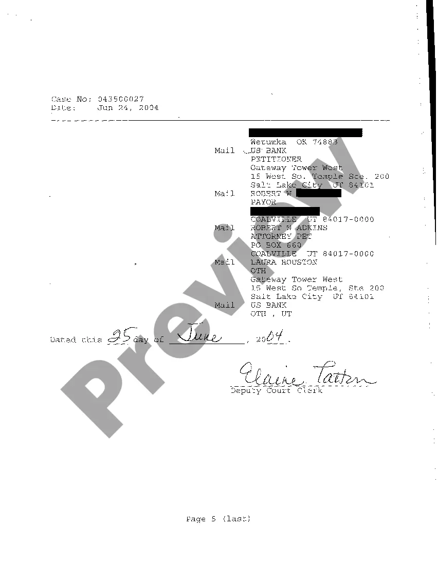 Preview A04 Notice of Application for Informal Probate of Will and Informal Appointment of Personal Representative