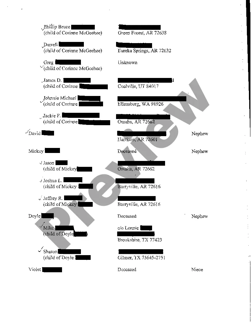 Preview A01 Application for Informal Probate of Will and Appointment of Personal Representative