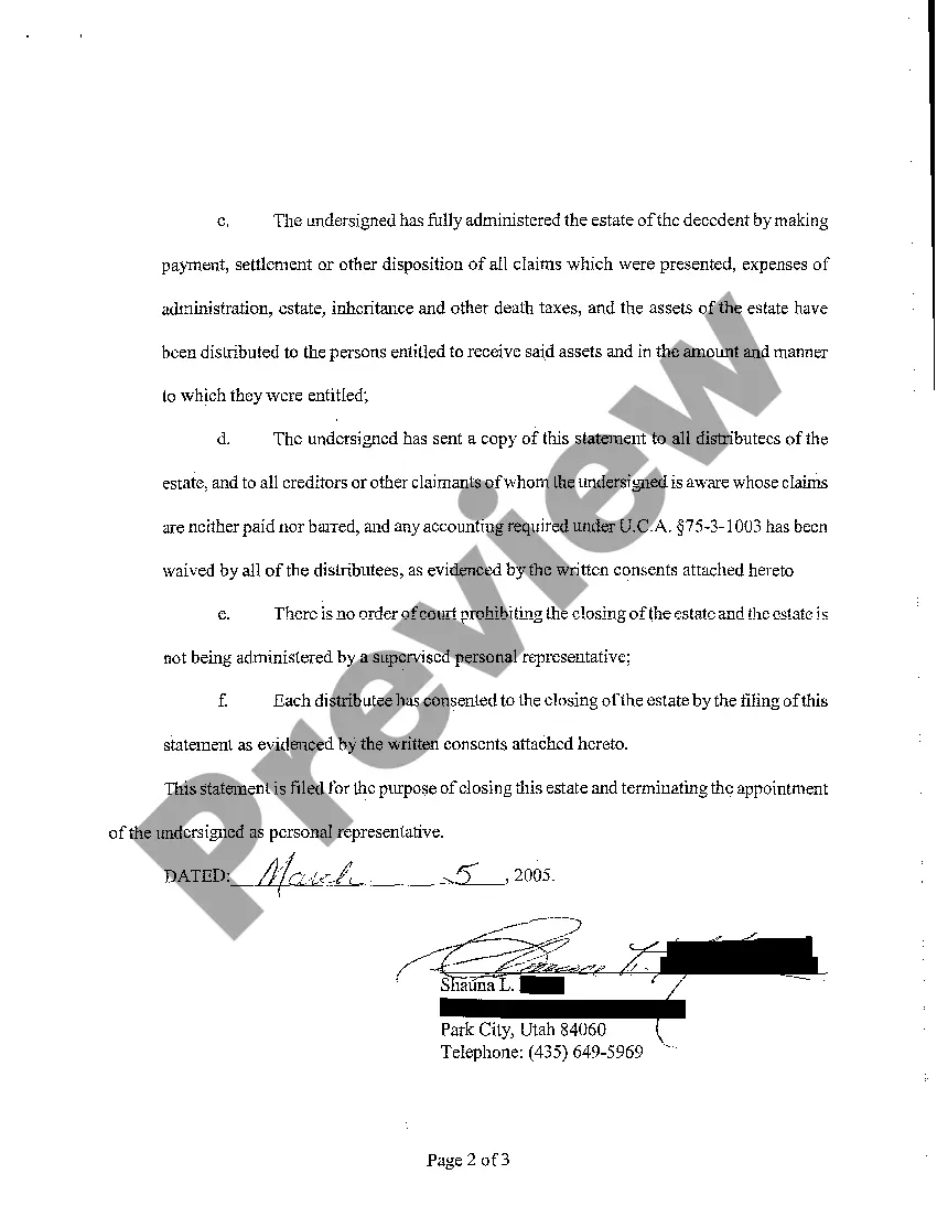 Get A08 Verified Statement Closing Small Estate Preview A08 Verified Statement Closing Small Estate