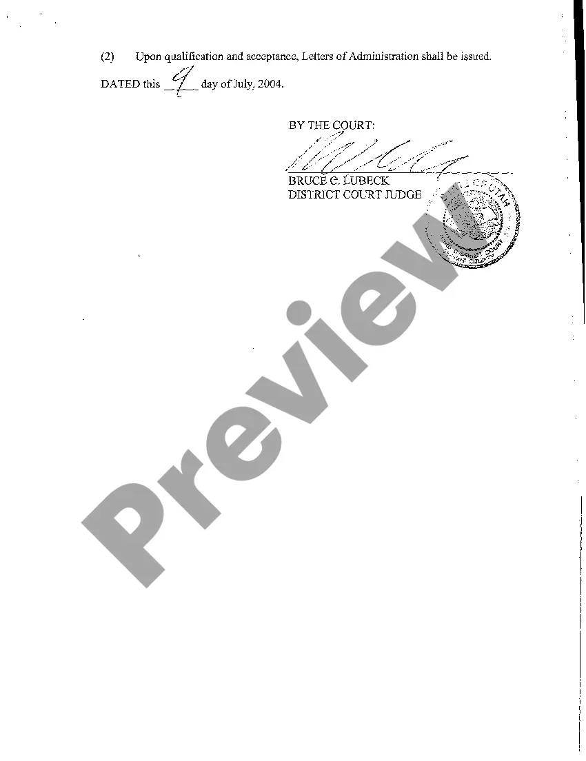 Preview A11 Informal Appointment of Personal Representative