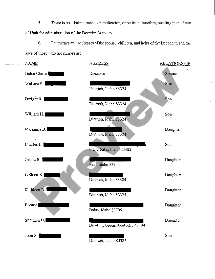 Preview A01 Proof of Authority of Domiciliary Foreign Personal Representative