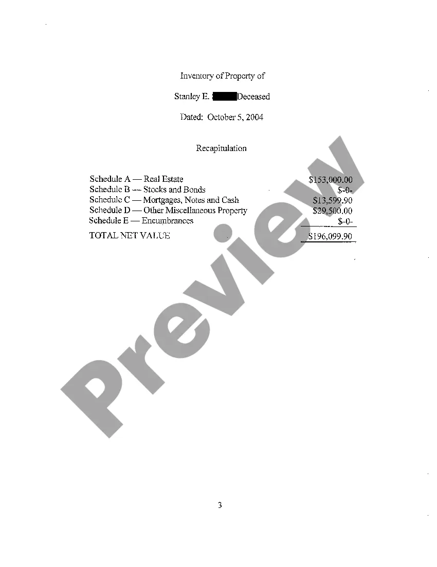 Preview A13 Inventory