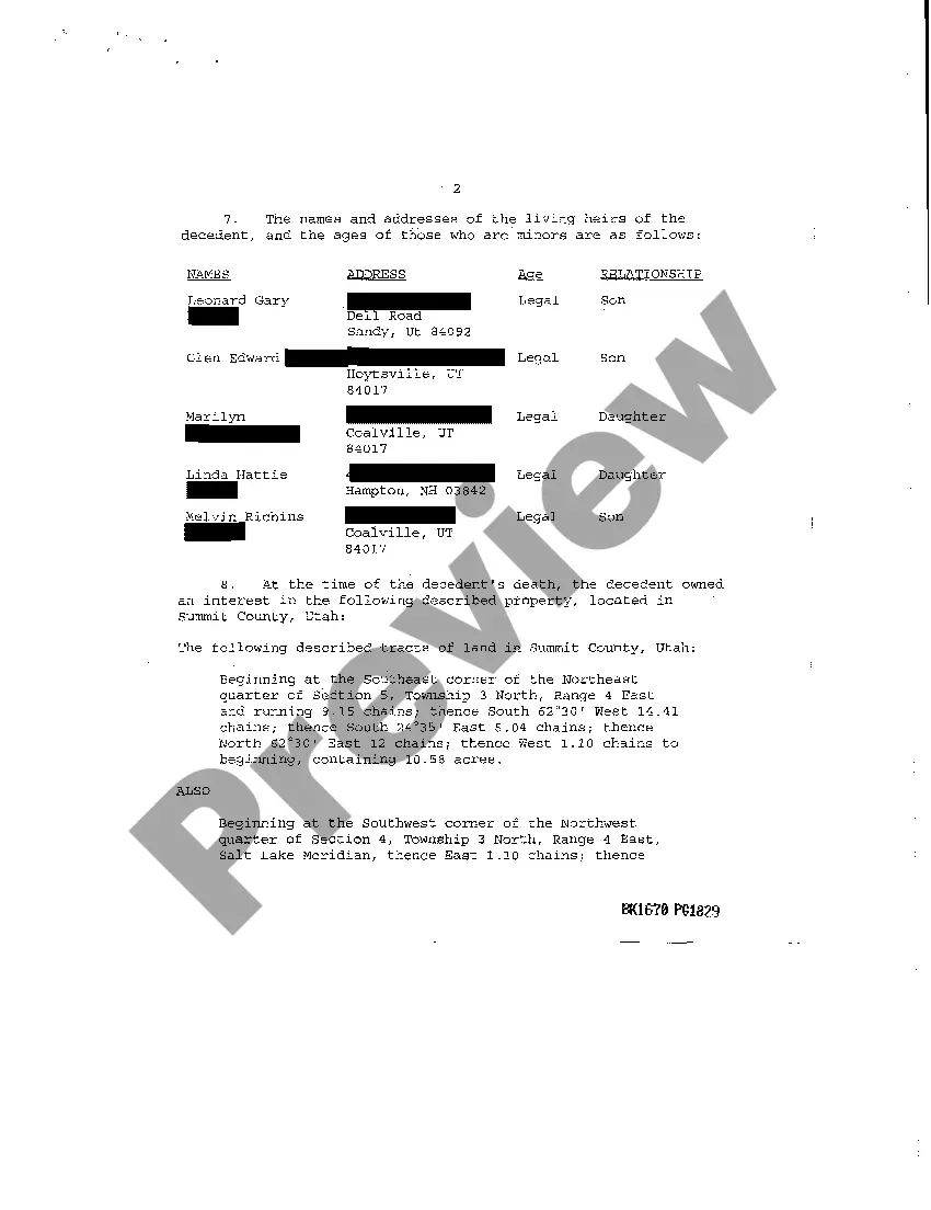 Preview A06 Determination of Heirs