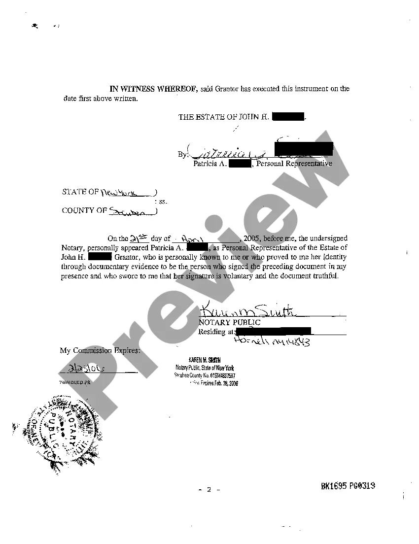 Preview A14 Deed of Distribution by Personal Representative